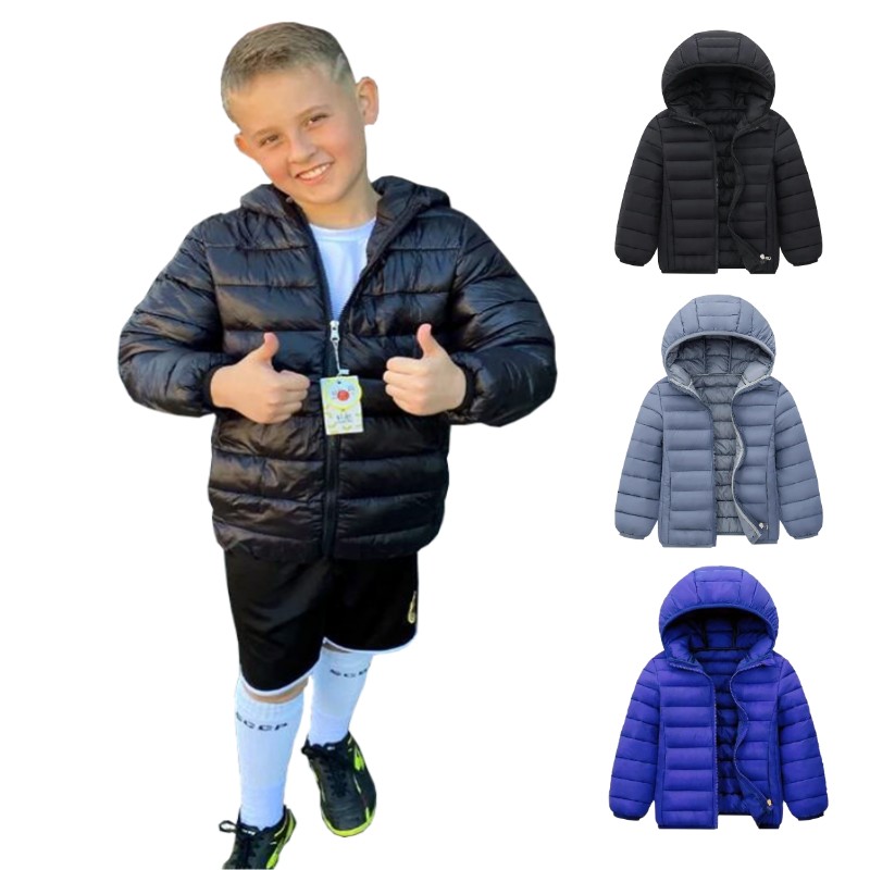 Winter Clothing For Toddlers - แจ็กเก็ตขนเป็ดน้ำหนักเบามีฮู้ดสำหรับเด็กนักเรียนวัยรุ่นเด็กหญิงเด็กชายลำลองกีฬากลางแจ้งเสื้อผ้าคอตตอนให้ความอบอุ่นในฤดูใบไม้ร่วงฤดูหนาว