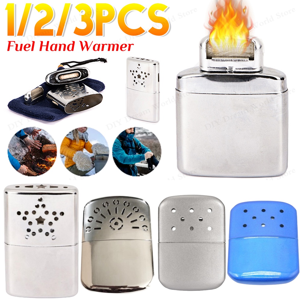 Hand Warmer Reusable - เครื่องทำความร้อนมือแบบเติมน้ำมันได้ ใช้ซ้ำได้ ผลิตจากโลหะผสม ใช้ในฤดูหนาว พกพาสะดวก เตาทำความร้อนมือขนาดเล็ก