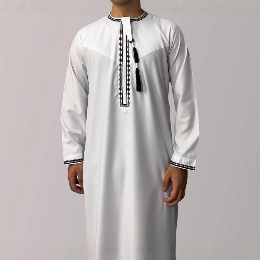 Winter Clothing Pakistan Men - ชุดอิสลามผู้ชาย แขนยาว ทรงหลวม ชุดมุสลิมผู้ชาย ซาอุดีอาระเบีย ปากีสถาน