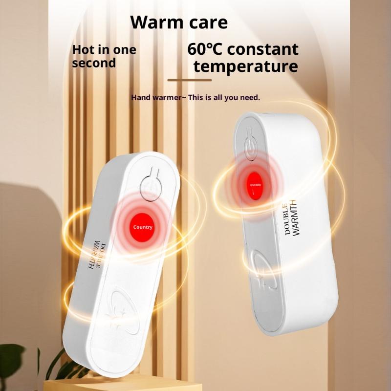 Hand Warmer Reusable - เครื่องทำความร้อนมือแบบแม่เหล็ก 2 in 1 ชาร์จซ้ำได้ ขนาดเล็ก