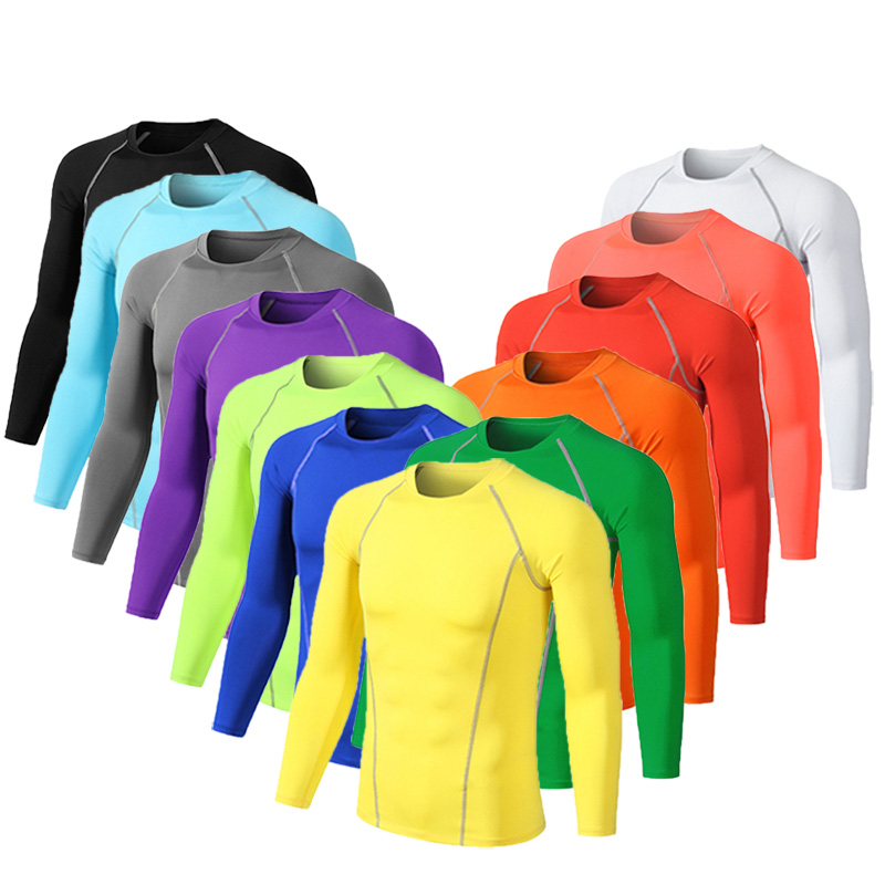 Winter Clothing For Toddlers - ผู้ชายผู้หญิงเด็กเด็กสาวการบีบอัดวิ่งยาว T เสื้อฟิตเนสกีฬาบาสเกตบอลฟุตบอลกีฬาเสื้อผ้า B1004