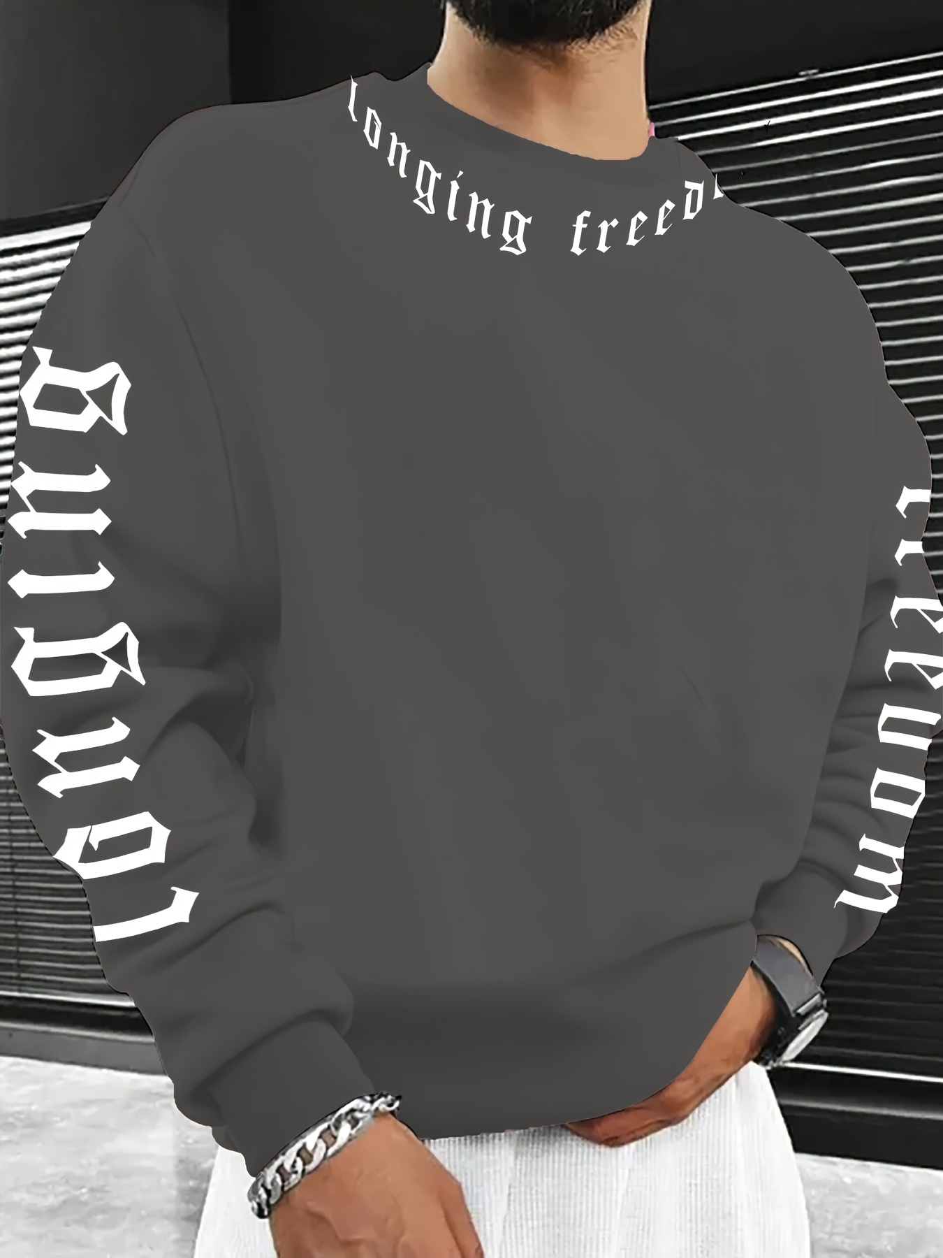 เสื้อสเวตเตอร์คอกลมพิมพ์ลายตัว - Winter Clothing Fashion บทวิจารณ์และราคา