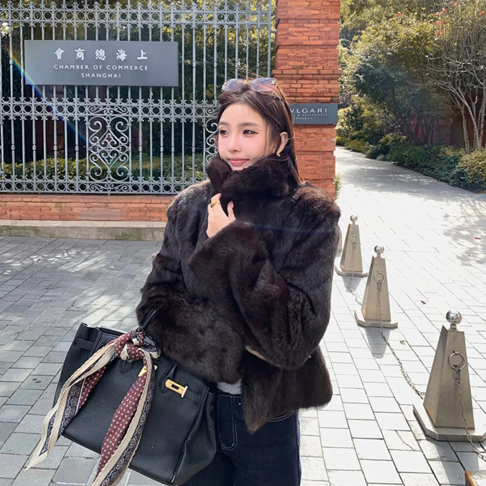 เสื้อโค้ทขนกระต่ายแท้สำหรับผู้ - Winter Clothing Store บทวิจารณ์และราคา