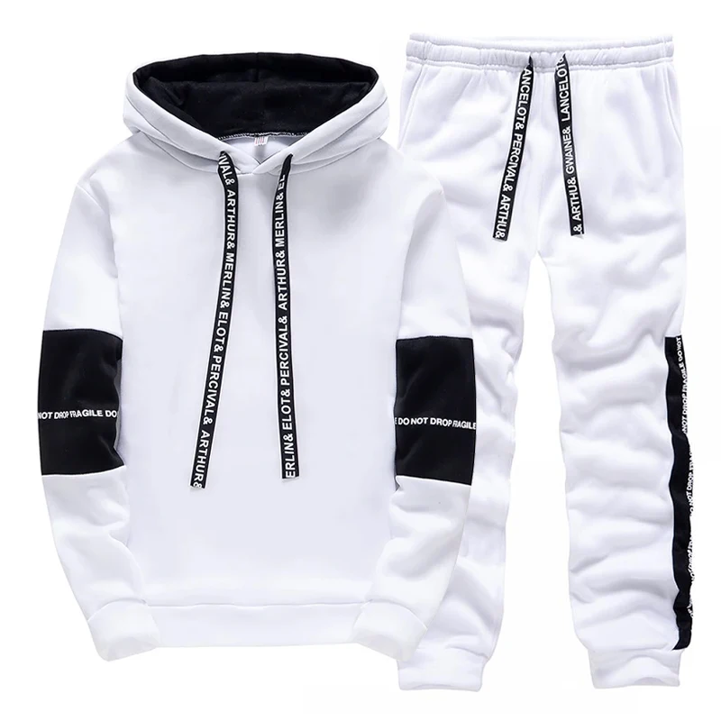 ชุดวอร์มผู้ชายสีขาวดำ แฟชั่นลำ - Winter Clothing Fashion บทวิจารณ์และราคา