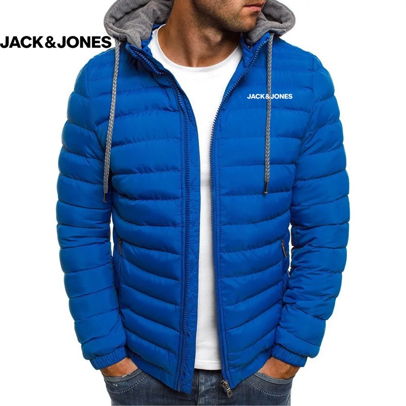 เสื้อแจ็คเก็ตบุผ้าฝ้ายมีฮู้ดขอ - Winter Clothing Jack And Jones บทวิจารณ์และราคา