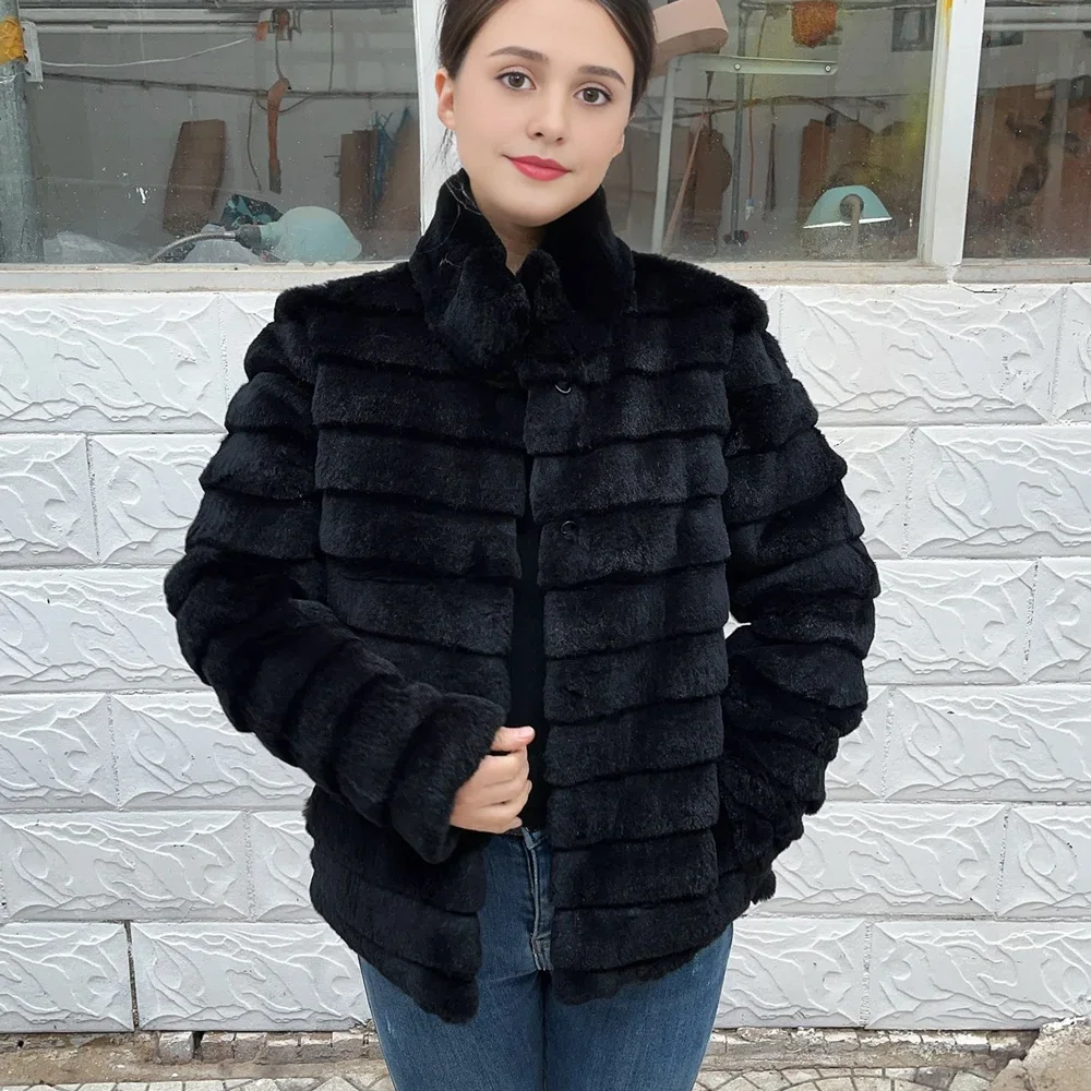 เสื้อโค้ทขนกระต่ายแท้ OFTBUY อ - Winter Clothing Store บทวิจารณ์และราคา