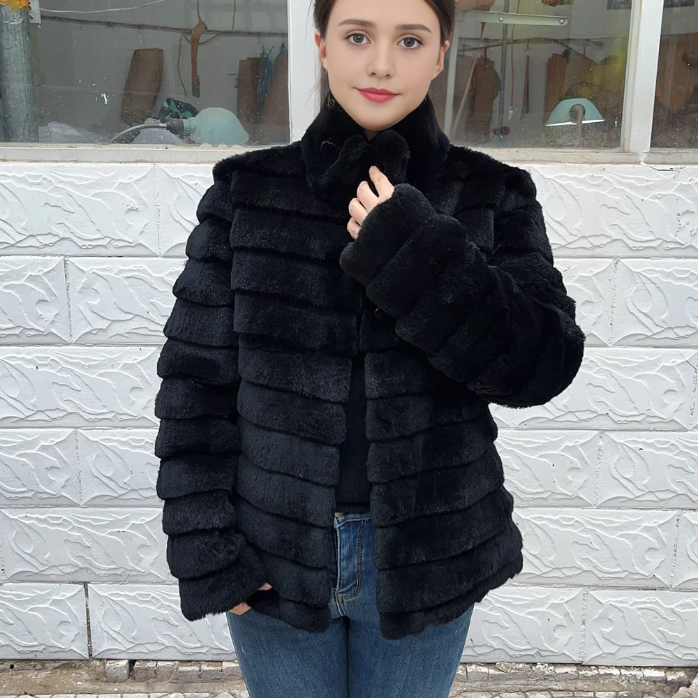 เสื้อโค้ทขนกระต่ายแท้ OFTBUY อ - Winter Clothing Store บทวิจารณ์และราคา