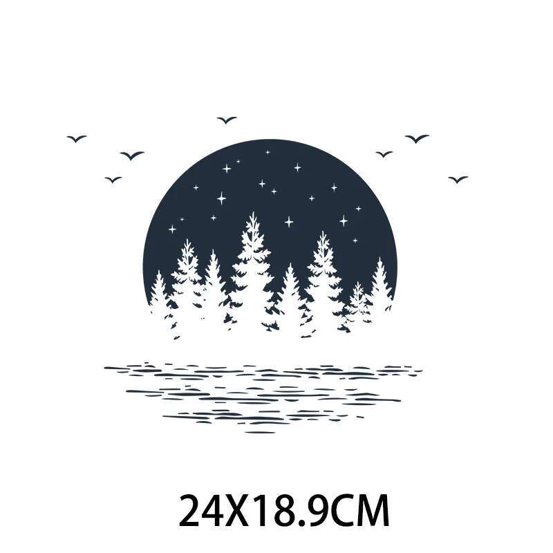 Moon Winter Forest Sunset การถ - Winter Clothing Pictures บทวิจารณ์และราคา
