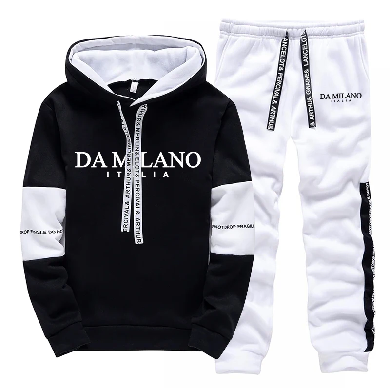 ชุดวอร์มผู้ชายสีดำขาวสำหรับฤดู - Winter Clothing Fashion บทวิจารณ์และราคา