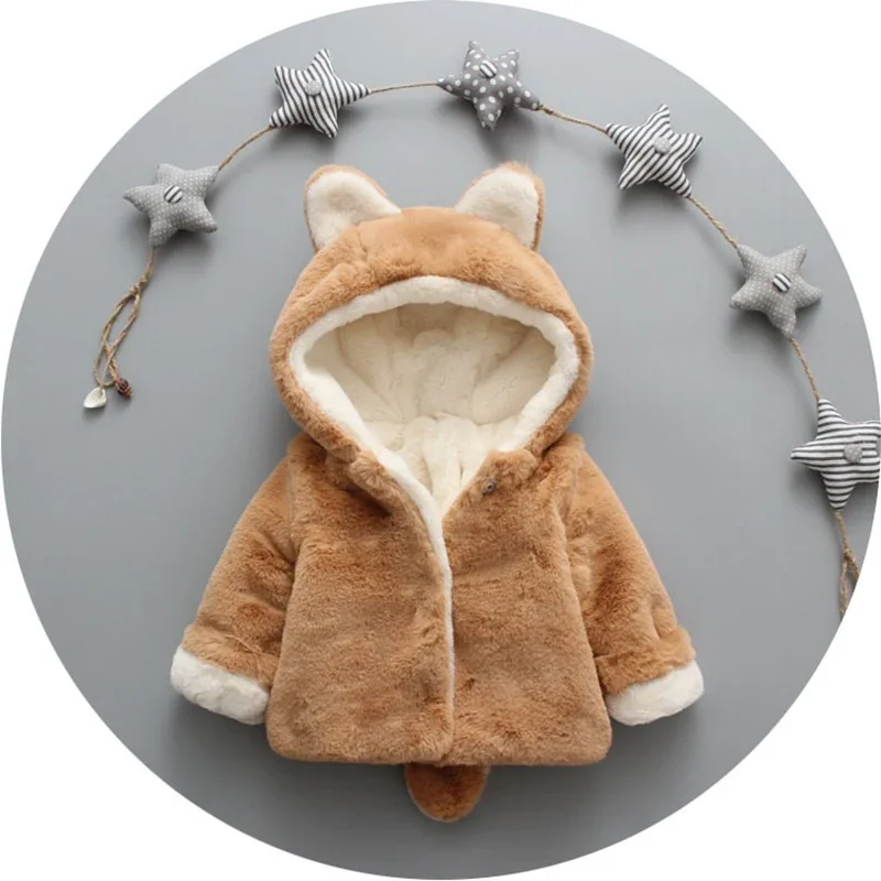 แจ็คเก็ตมีหูแมวน่ารักสำหรับเด็ - Winter Clothing For Toddlers บทวิจารณ์และราคา