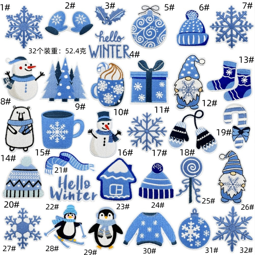 10 ชิ้น Hello Winter Series แพ - Winter Clothing Pictures บทวิจารณ์และราคา